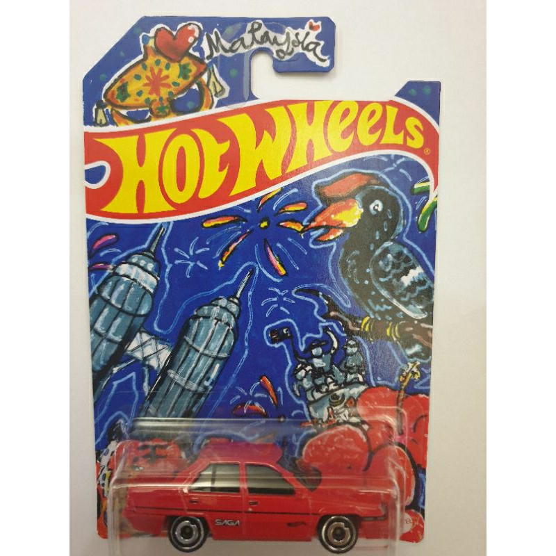 HOT WHEELS LIMITED SPECIAL EDITION PROTON SAGA MERAH TOYS KERETA ...