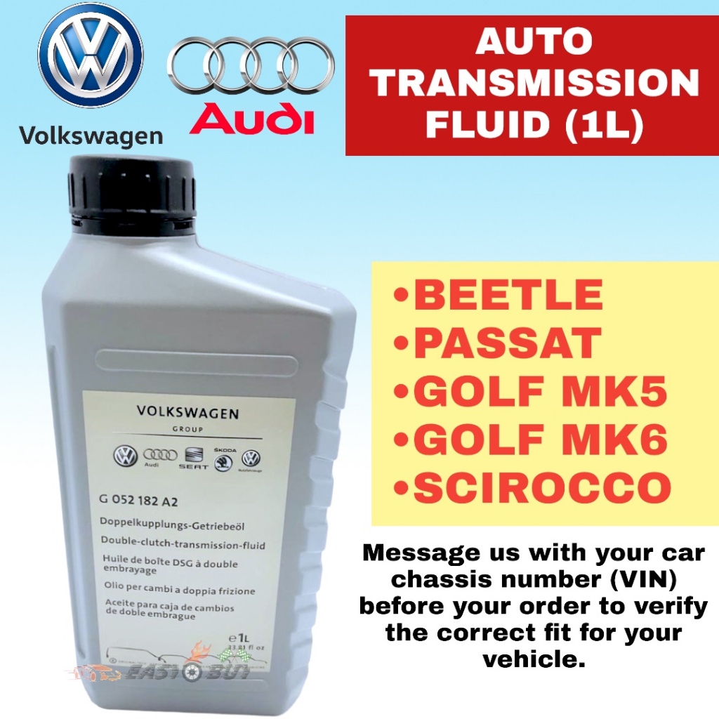 100 ORIGINAL Auto Transmission Fluid Oil (1L) Audi A3 TT