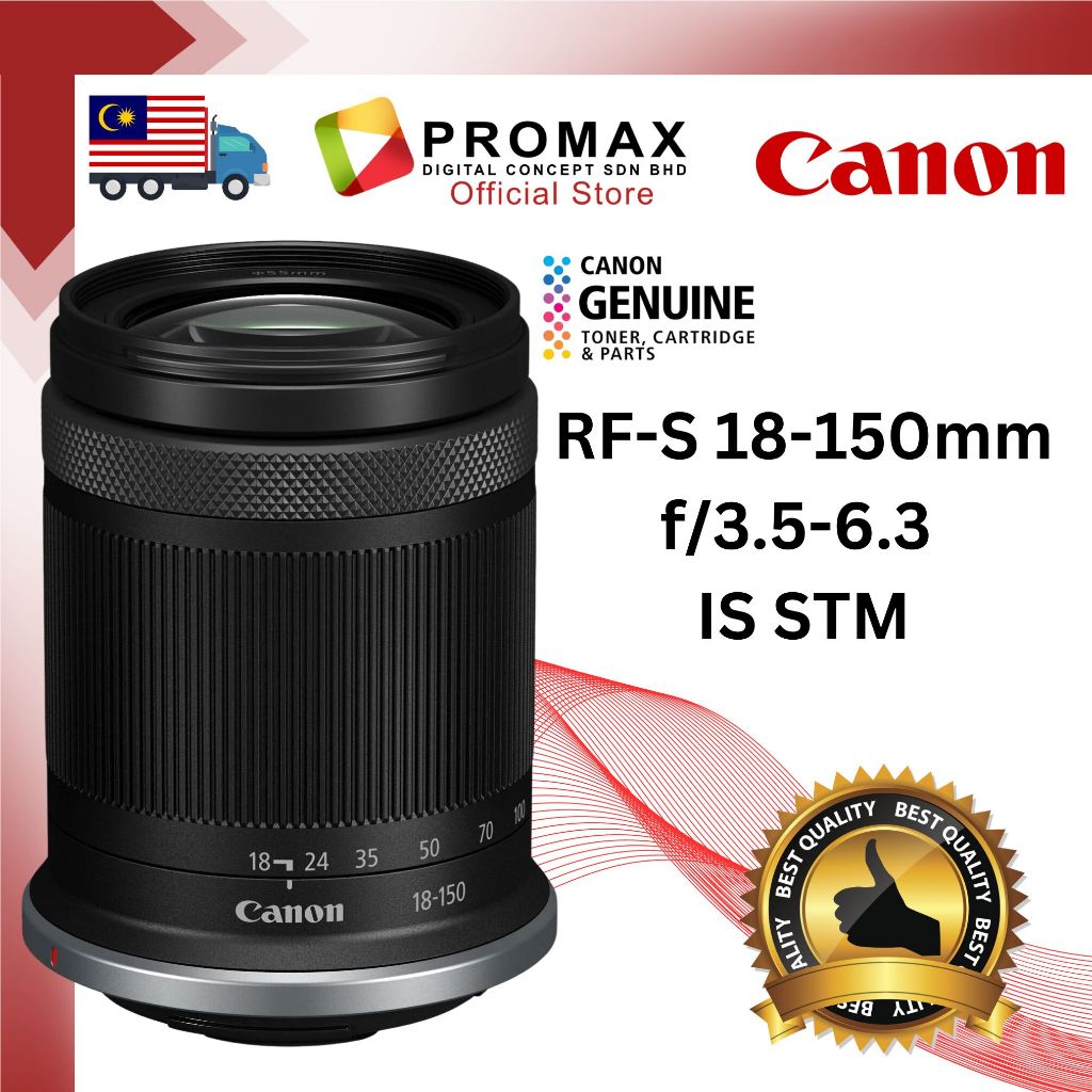 Canon RF-S 18-150mm f/3.5-6.3 IS STM Lens RF-s18-150mm RF18-150mm ( No ...