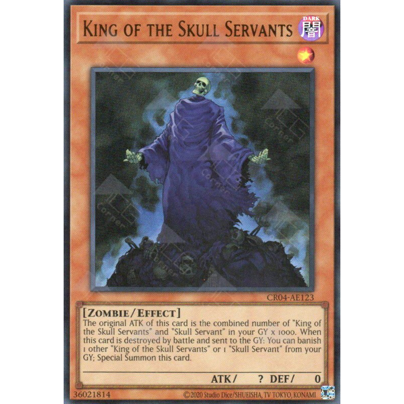 Yugioh CR04-AE123 King of the Skull Servants (UR) | Shopee Malaysia