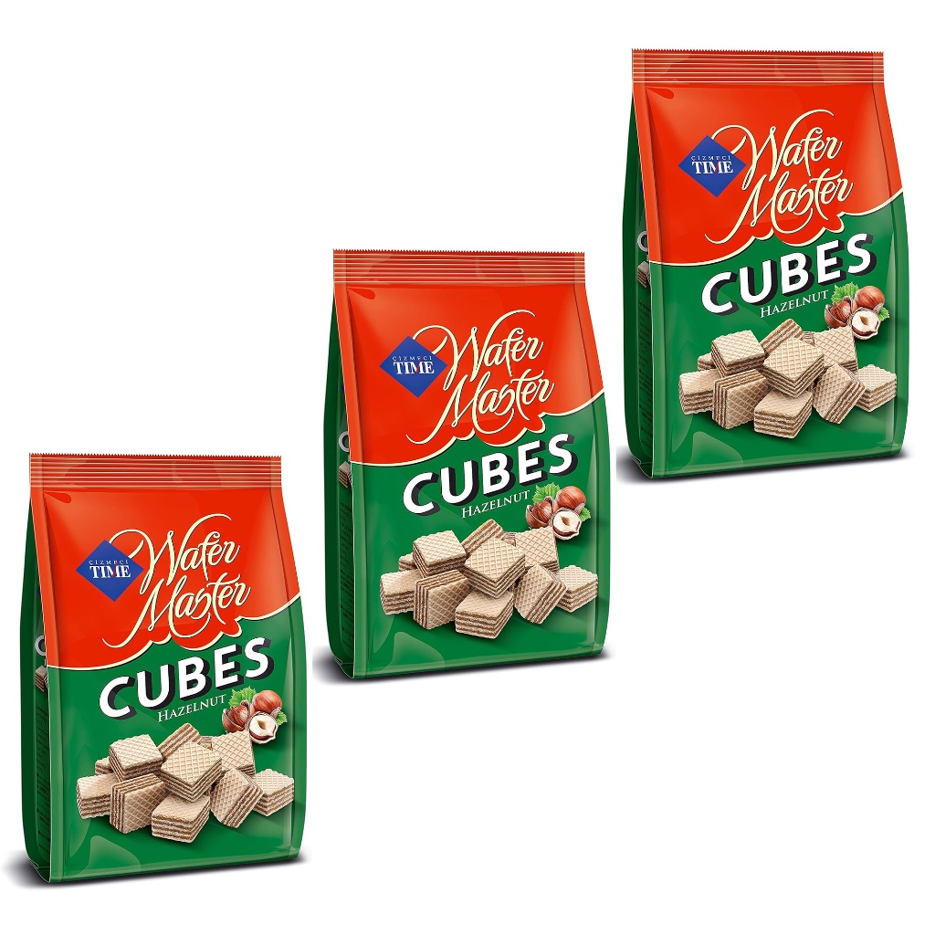 Wafer Master Hazelnut Wafer Cubes (100g) - (Pack of 3) | Shopee Malaysia