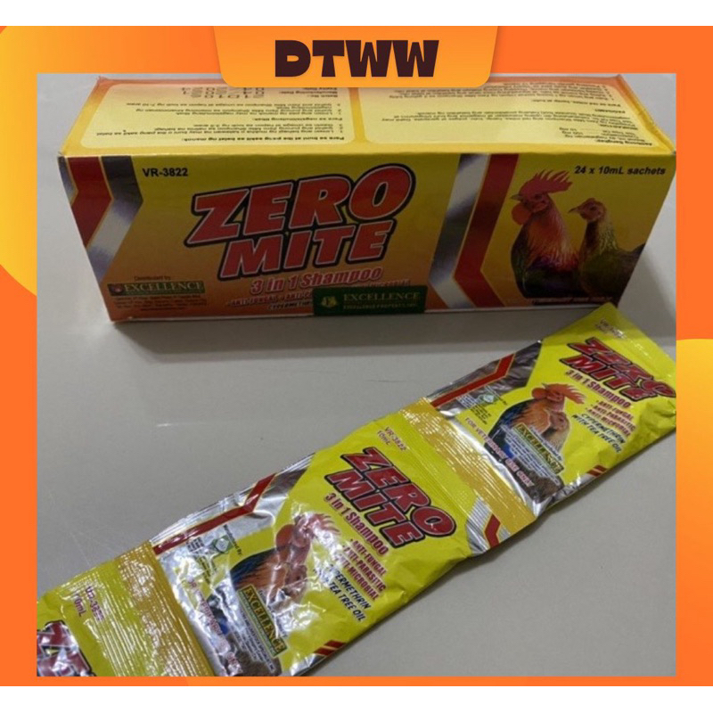Zero Mite ( Shampoo ayam 10ml ) Shopee Malaysia