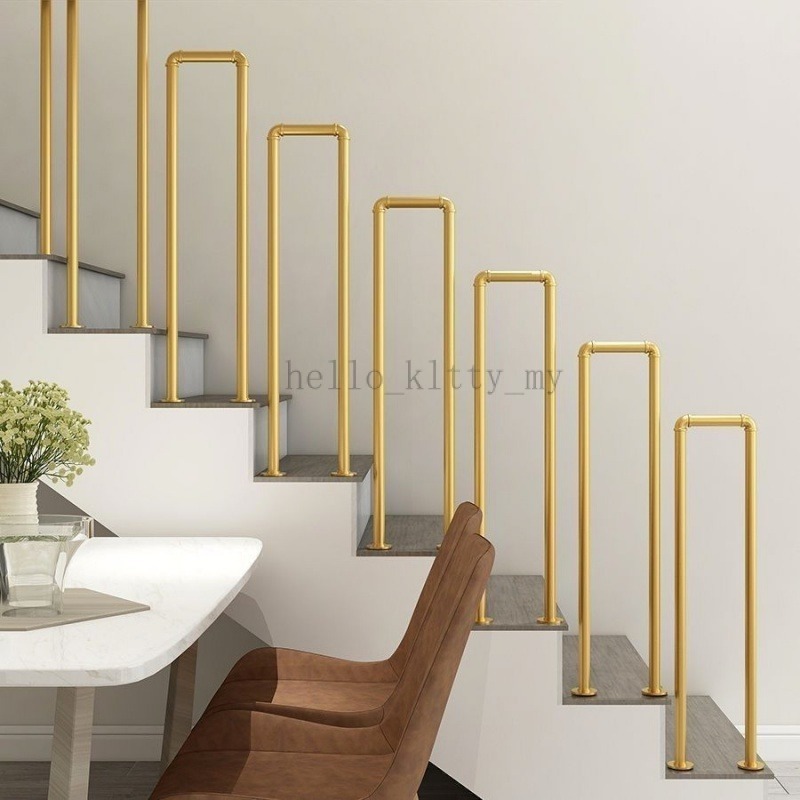 Modern minimalist staircase handrail New U-shaped guardrail balcony ...