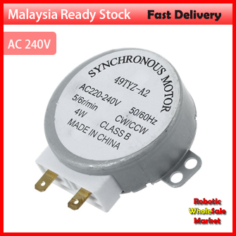 AC 240V 4W 56RPM Synchronous Motor 49TYZ for Microwave Oven
