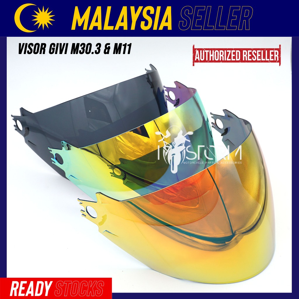 GMA Givi Helmet Visor Color Siang Malam M30.3 M11.0 / GIVI HELMET VISOR