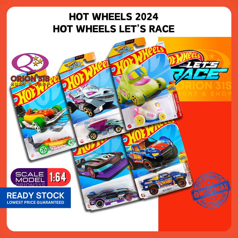 Hot Wheels Let's Race 2024 Street Wiener/ GT-Scorcher/ Baja Truck ...