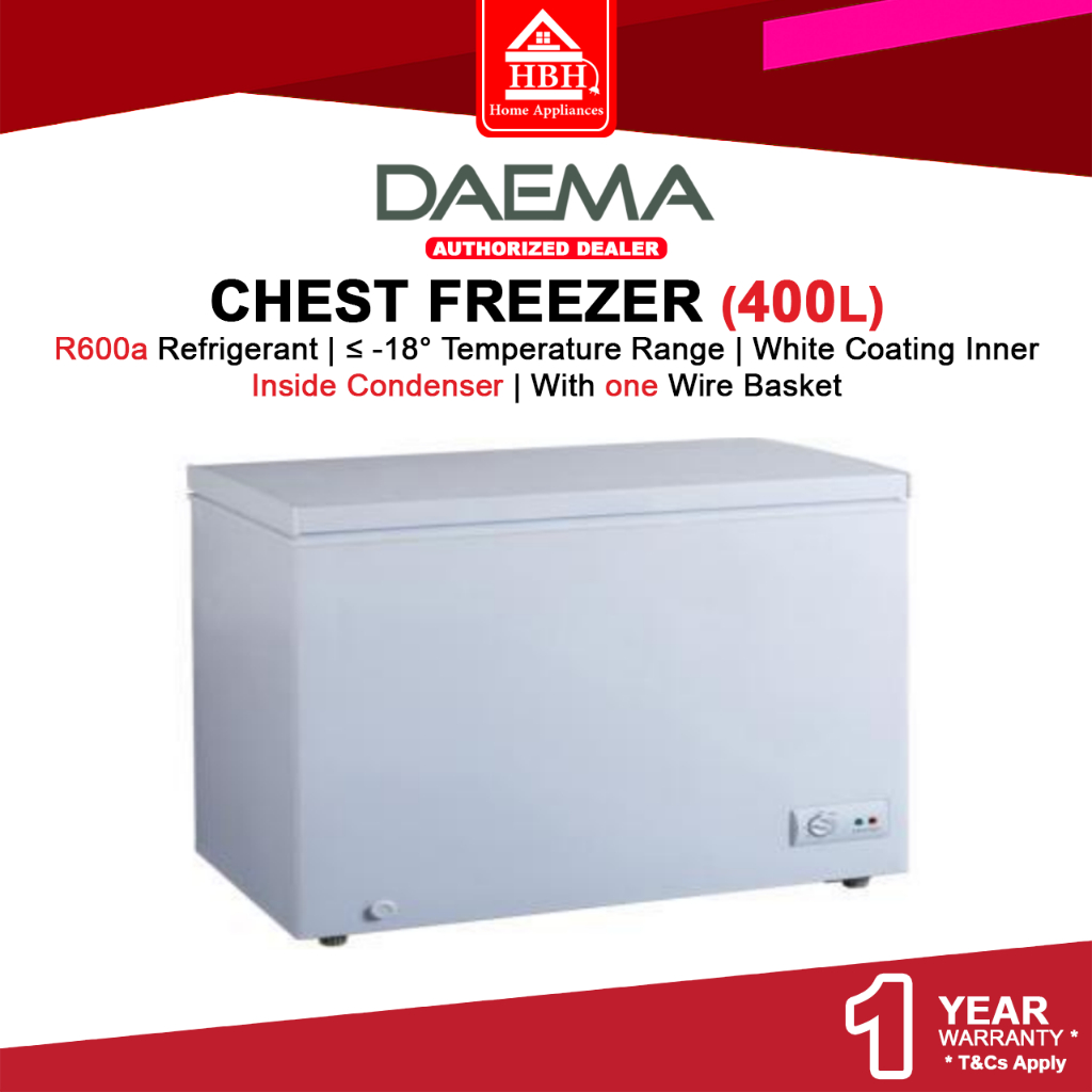 Daema DFZ400K 400L R600a Inside Condenser Chest Freezer DFZ400K 400K