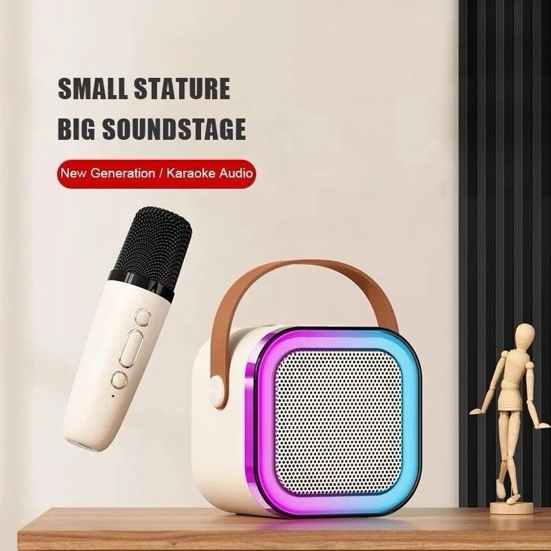 Wireless Karaoke Speaker With Karaoke Bluetooth Microphone K12 Home KTV ...