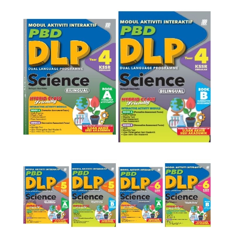 (DL) DLP Modul Interaktif Science KSSR Year 4 5 6 Set (Book A & Book B ...