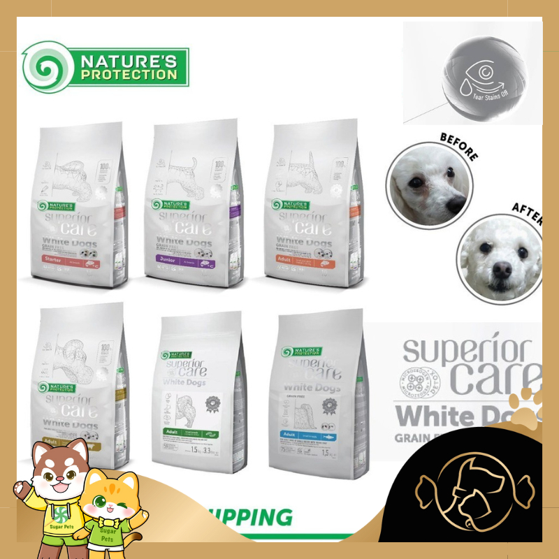 Nature Protection White Dog Series Dog Kibble 1.5KG | Shopee Malaysia
