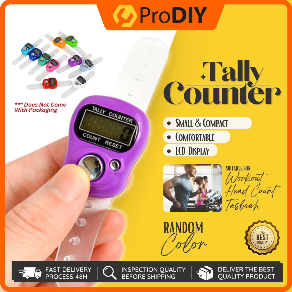 FC-1011 Tally Counter Finger Clicker Ring RANDOM COLOR Compact Small ...