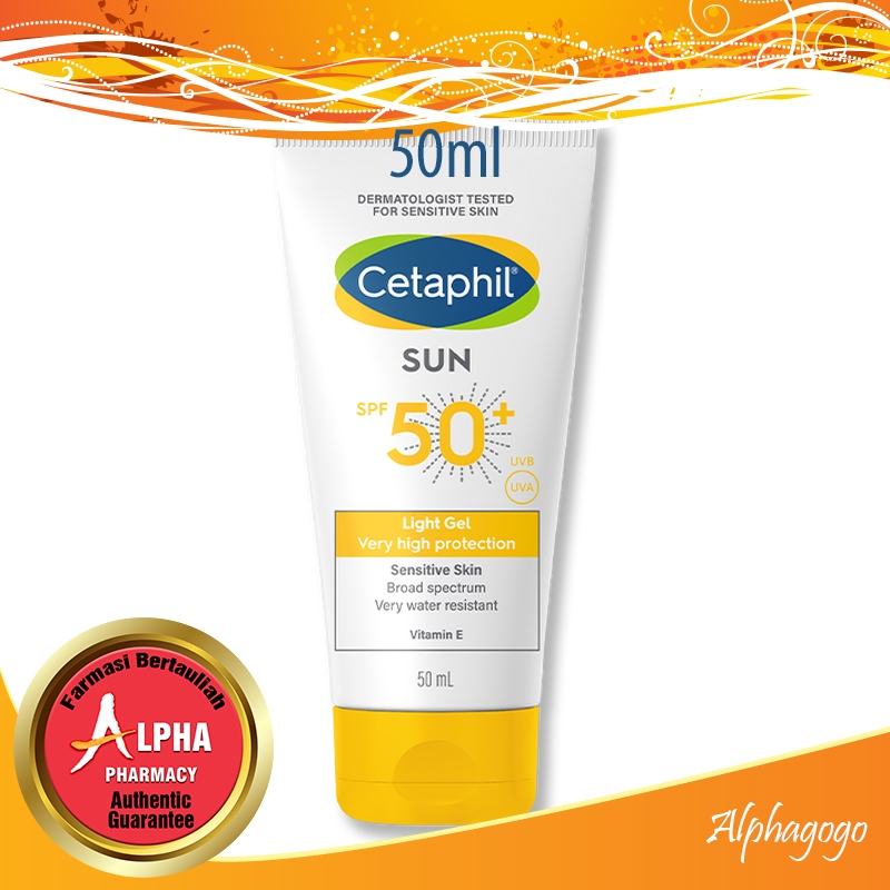 Cetaphil Sun Spf 50 Light Gel Original Very High Protection For