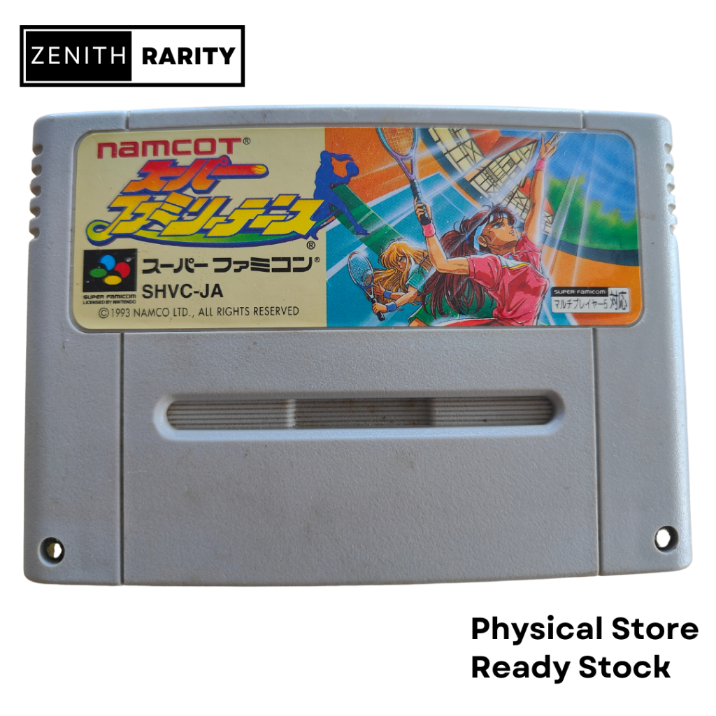 Zenith Rarity Nintendo Super Famicom SFC game Super Family Tennis ...