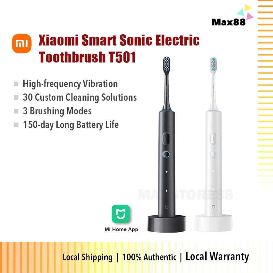 Xiaomi Smart Sonic Electric Toothbrush T501 | Smart Mijia APP T500 ...