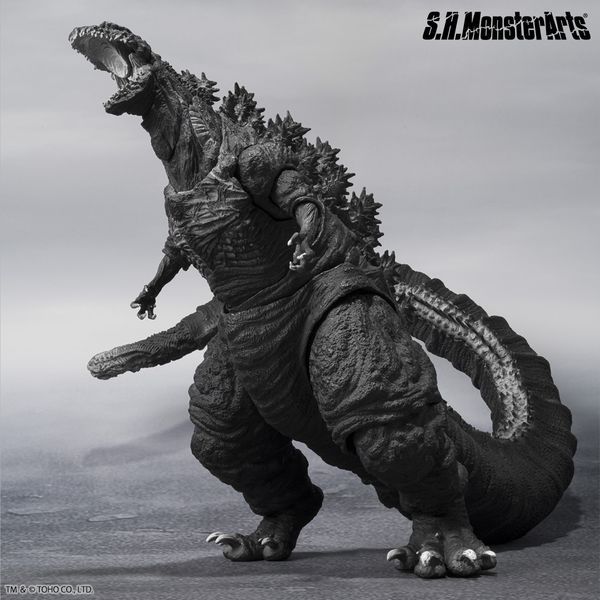 S.H.MonsterArts Godzilla (2016) The Fourth Form Ortho Chromatic Ver.SHM ...