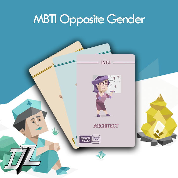 MBTI Opposite Gender Sticker - Touch 'n Go, TNG NFC Sticker | Shopee ...
