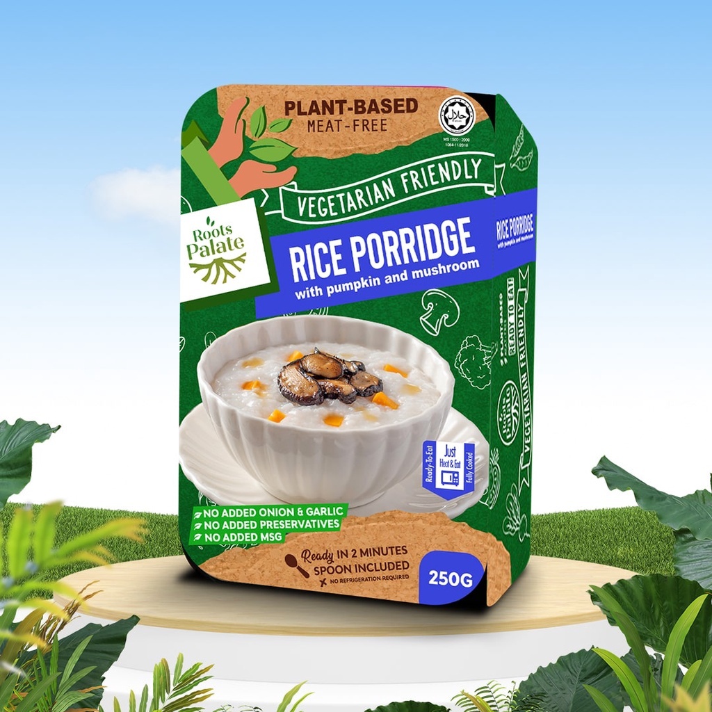 Roots Palate EXP 02/2025 Vegetarian Rice Porridge with Pumpkin ...