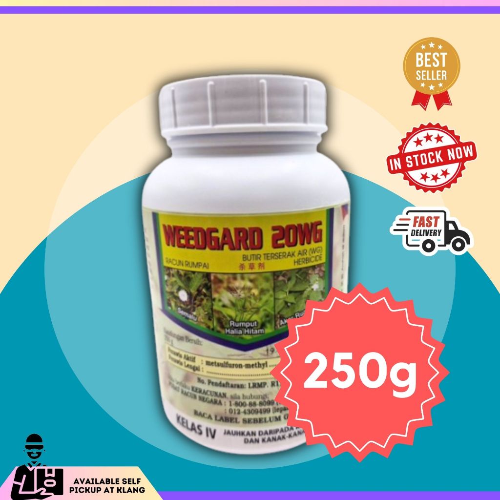 Racun Rumput Weedgard 250g Produk pertanian berkesan formula kuat kills ...