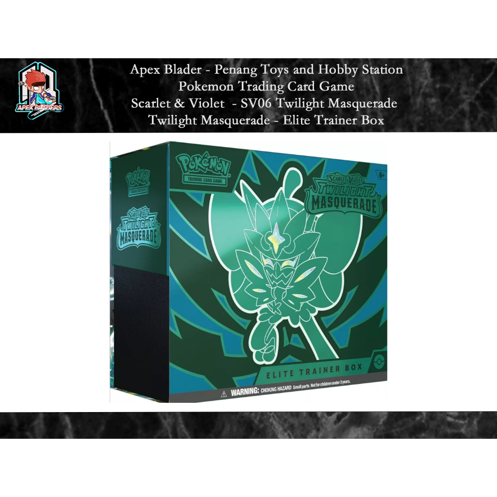 Pokemon TCG / ETB / Scarlet & Violet / SV05 Temporal Forces / SV06 Twilight Masquerade / Elite
