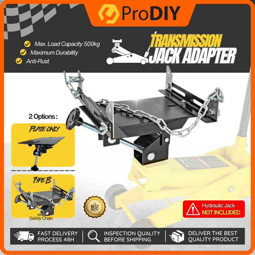 Adjustable Transmission Floor Jack Adapter Workshop Tools Garage Heavy