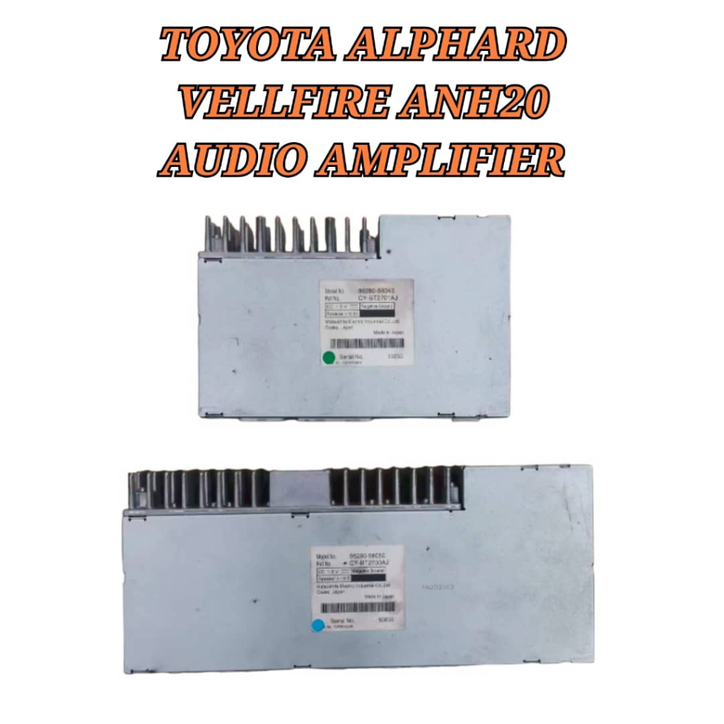 Audio Amplifier Toyota Alphard Vellfire ANH20 08-15 Audio Amplfier
