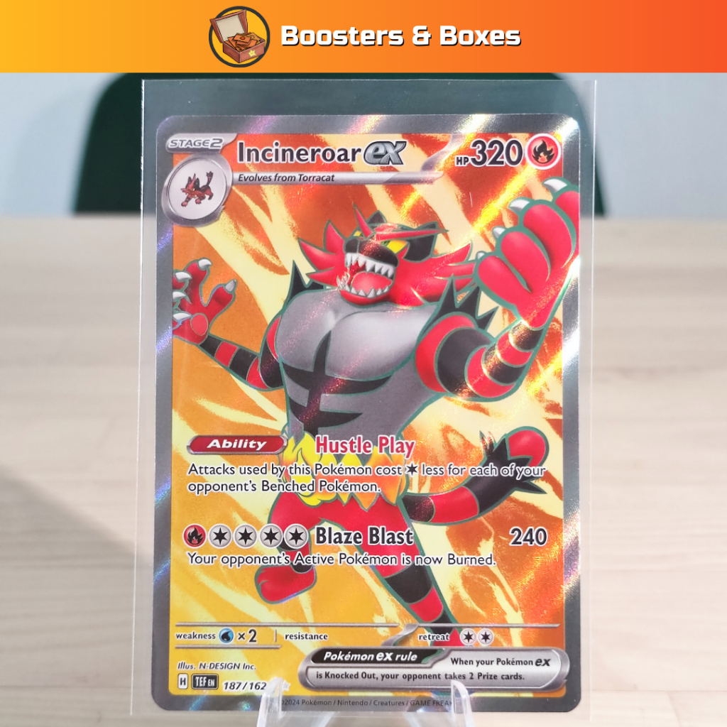 Incineroar ex (187/162) [Scarlet & Violet: Temporal Forces] | Shopee ...