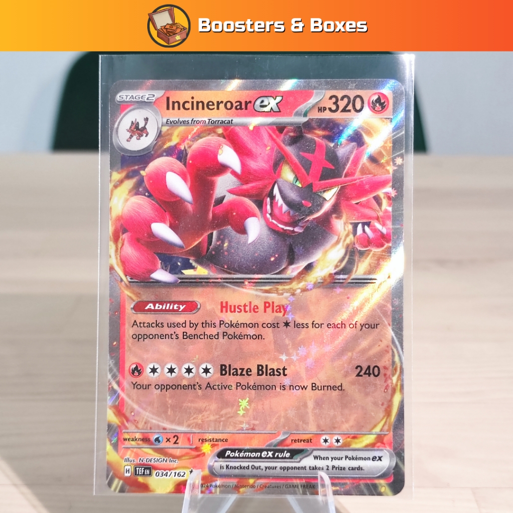 Incineroar ex (034/162) [Scarlet & Violet: Temporal Forces] | Shopee ...