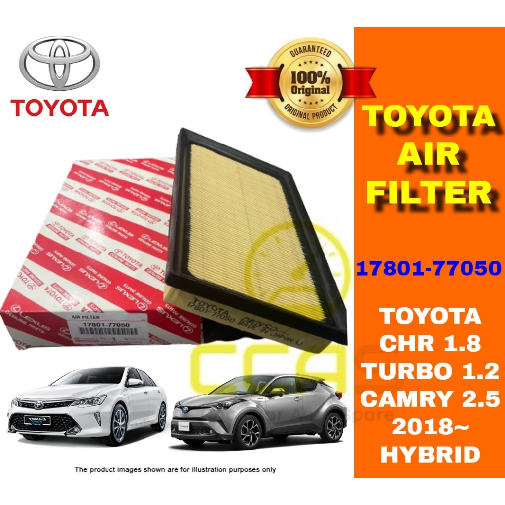 100% Original Toyota Air Filter Toyota Camry 2.5 HYBRID 2018~ CHR 1.8 ...