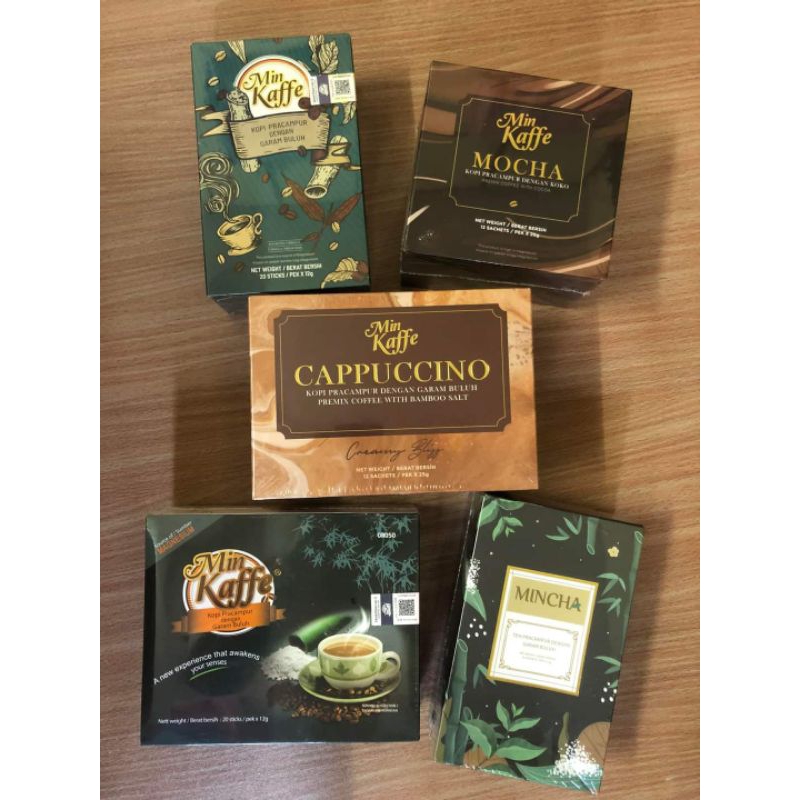 💯 ORIGINAL TRIAL SACHET | MIN KAFFE | MIN CHA | MOCHA | CAPPUCINO ...