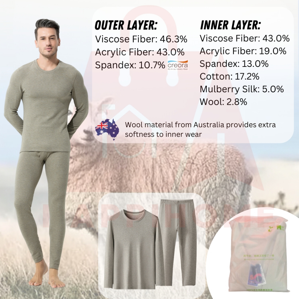 Ultra warm thermal underwear top