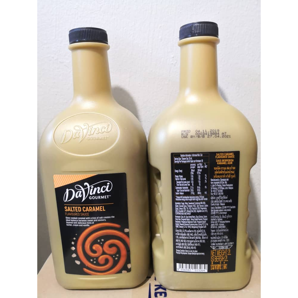 DaVinci Gourmet Salted Caramel Sauce (2L) EXP 25/01/2026 | Shopee Malaysia
