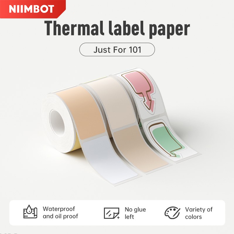 NIIMBOT Thermal Label Stickers Paper Price Tag No-Ink Oil-Proof Kitchen ...