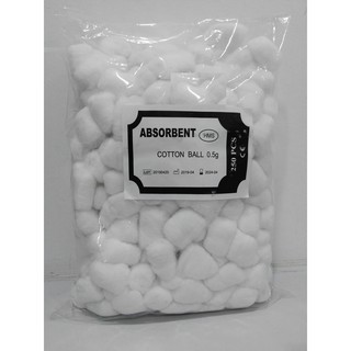HMS Absorbent Cotton Ball 0.5g (250's) | Shopee Malaysia
