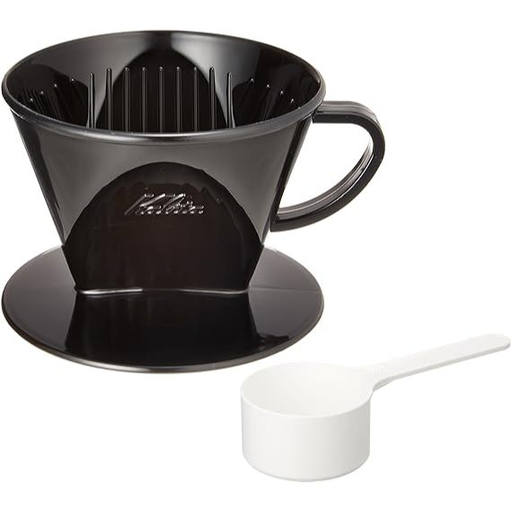 Kalita Coffee Dripper Plastic for 24 People 102KP Black 05027【Top