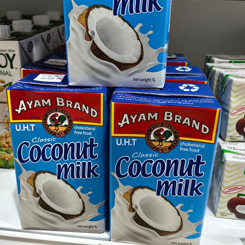 Coconut MilkAyam Brand 1L/santan kelapa 椰浆1公升 (Expiry 17/6/2024