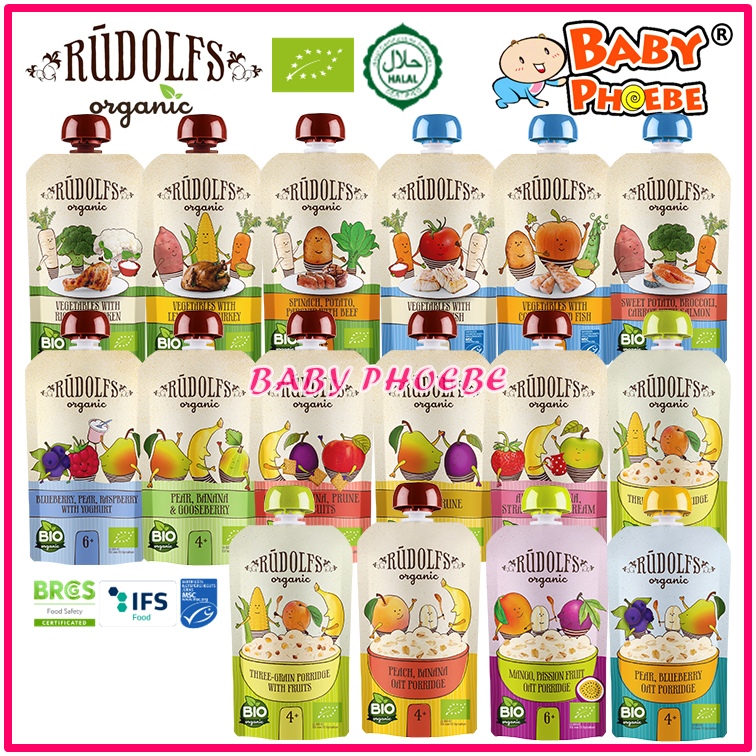 Rudolfs Organic Baby Food Puree / Baby Ready Meal / Porridge in Pouches ...