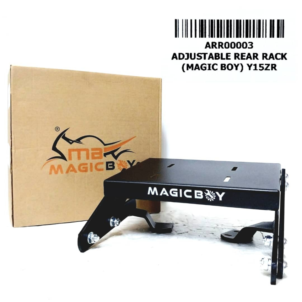 Adjustable Rear Rack Y15ZR Black 100% Original Magic Boy | Shopee Malaysia