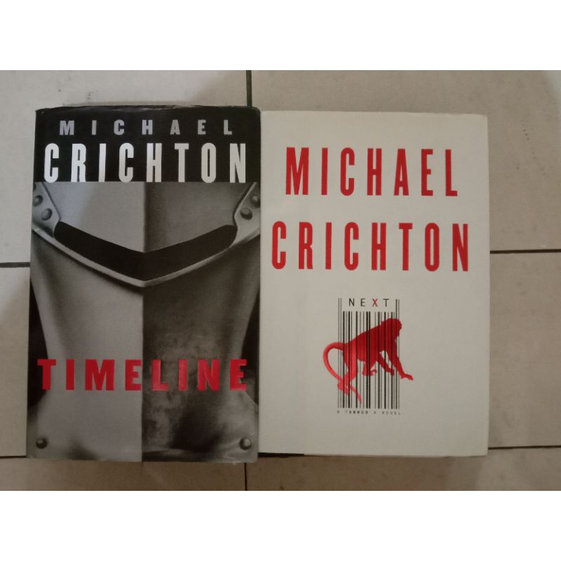 [Second Hand Book]MICHAEL CRICHTON TIMELINE + NEXT (Hardcover) 2 books Shopee Malaysia
