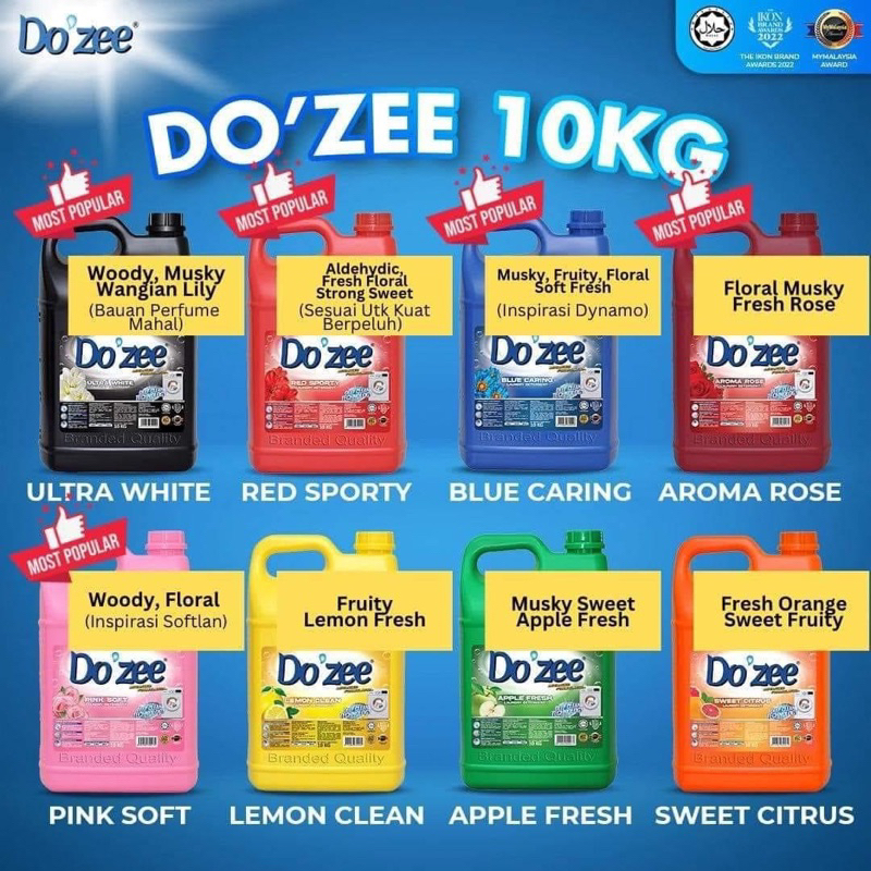 SABUN DOZEE 10kg (PRODUK MUSLIM) | Shopee Malaysia