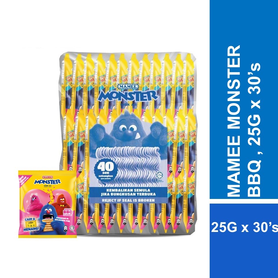 Mamee Monster 25g x 30's | Shopee Malaysia