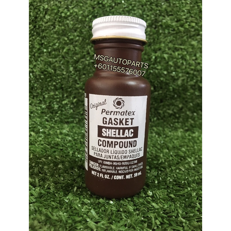 ORIGINAL PERMATEX GASKET SHELLAC COMPOUND 59ML MADE IN USA | Shopee ...