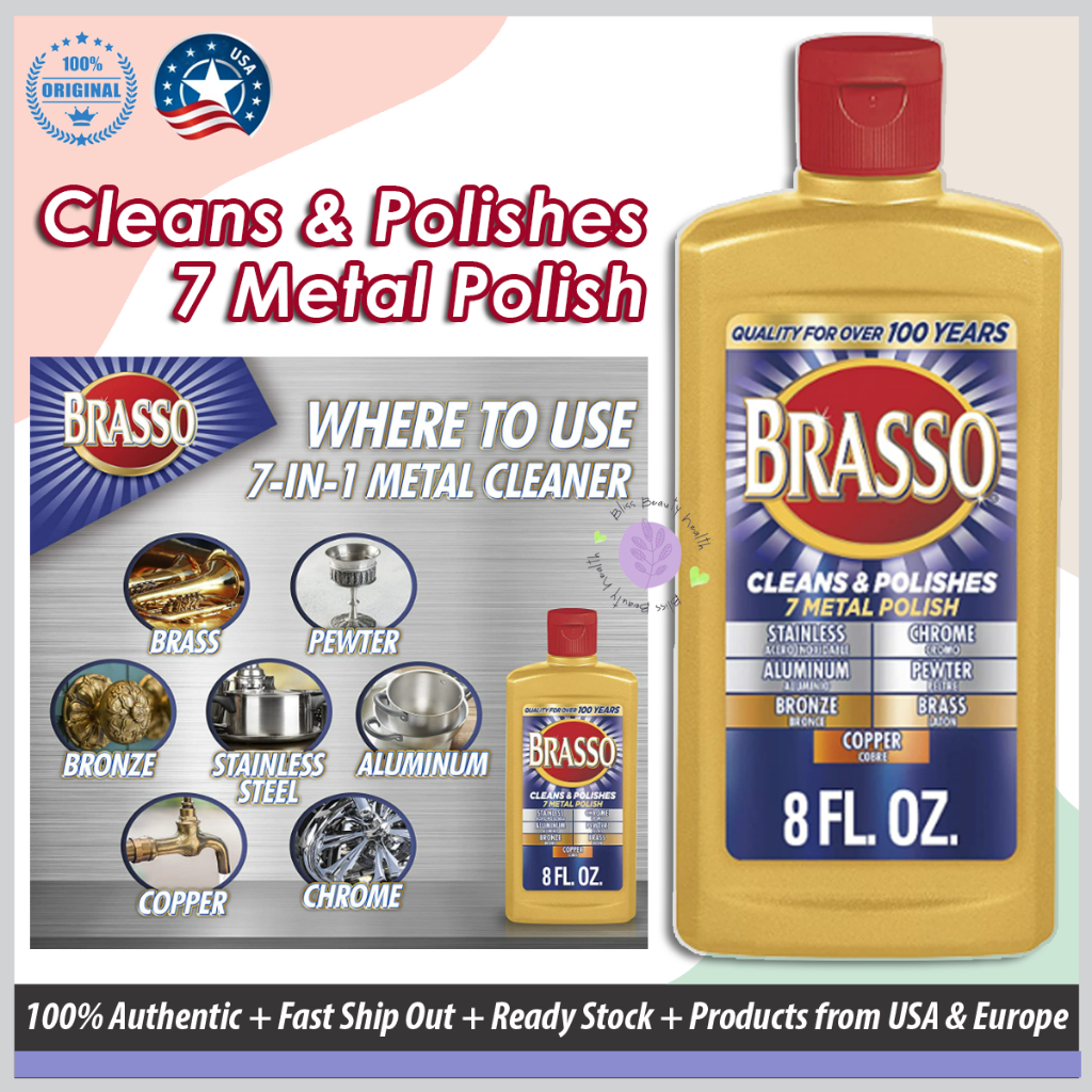(USA Version) Brasso MultiPurpose Metal Polish USA Product Shopee