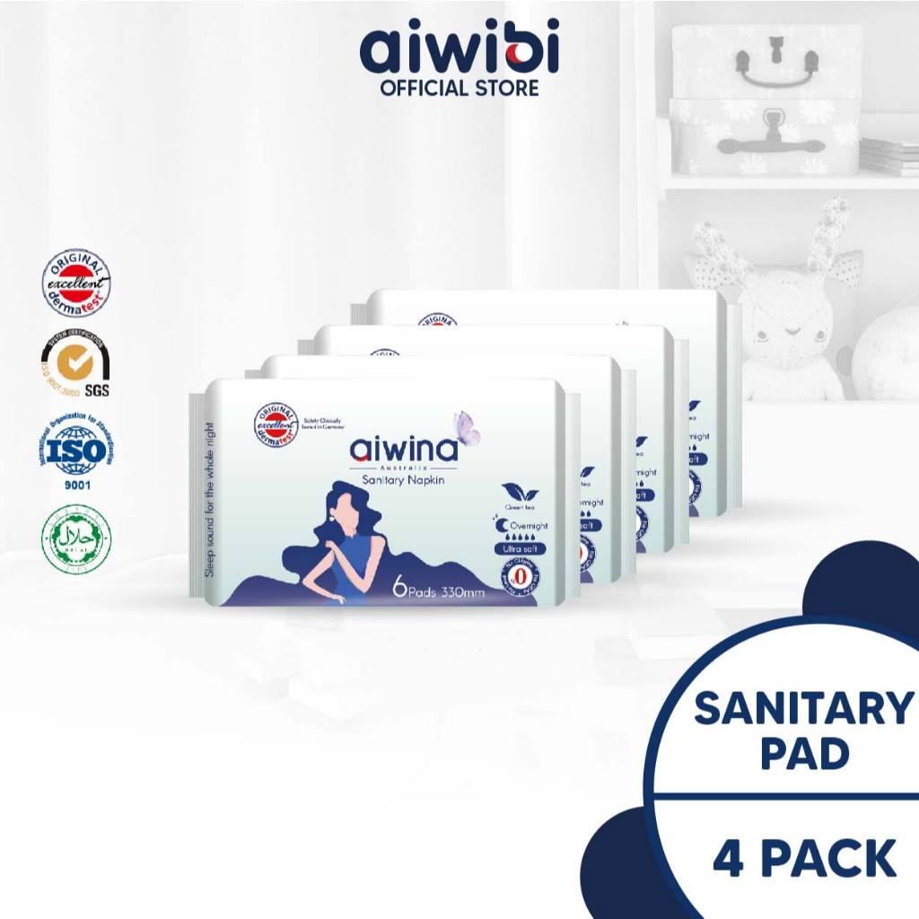 Aiwina Precious Whisper Sanitary Pad Panty Liner Day Night Comfort Soft