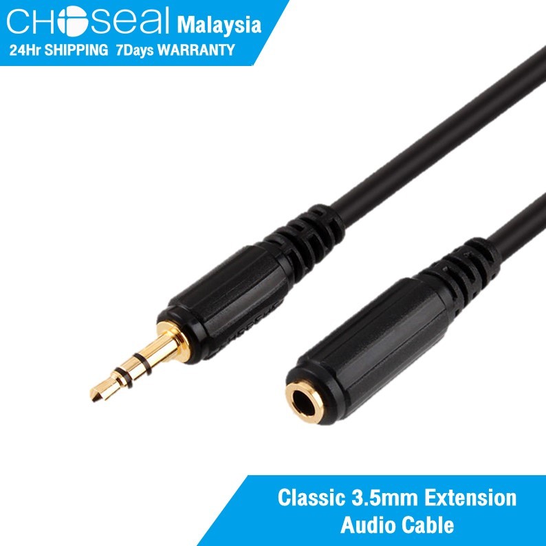 Choseal 3.5mm Extension Audio Cable Headphone Aux Jack Male to Female ...