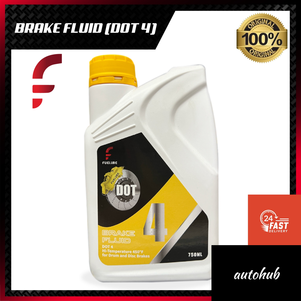 ORIGINAL Fuelube DOT 4 Brake Fluid Clutch Fluid Heavy Duty (750ml ...