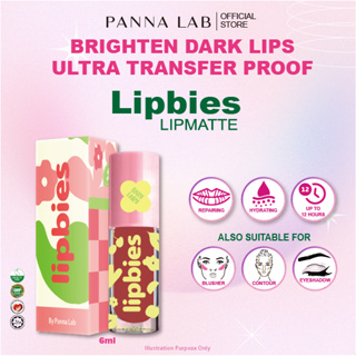 【BEST SELLER】PANNA LAB Official Lipbies 8Colors Lipstick Lipmatte Waterproof Long Lasting Liptint Moisturising Pigmented