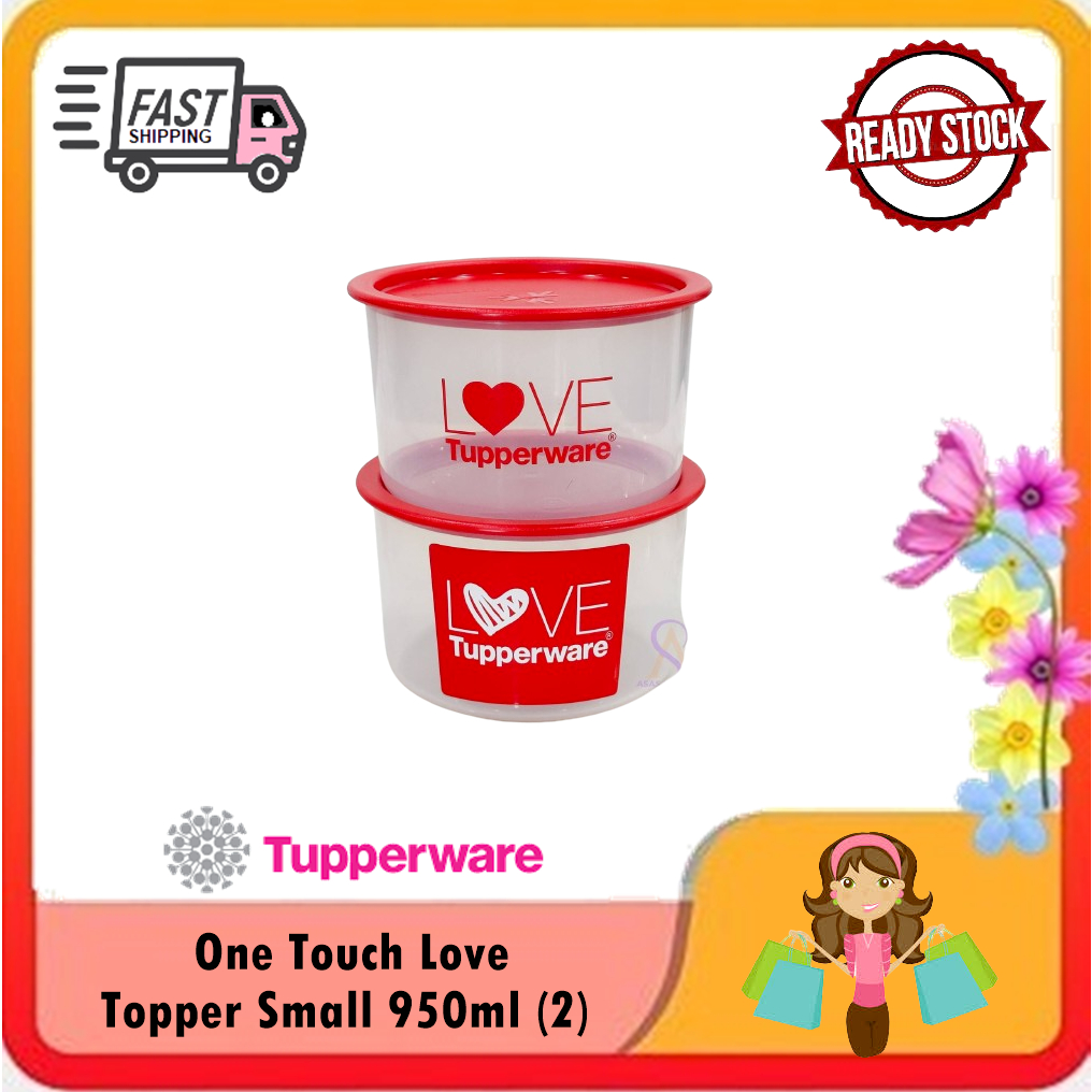 Tupperware One Touch Love Topper 950ml | Shopee Malaysia