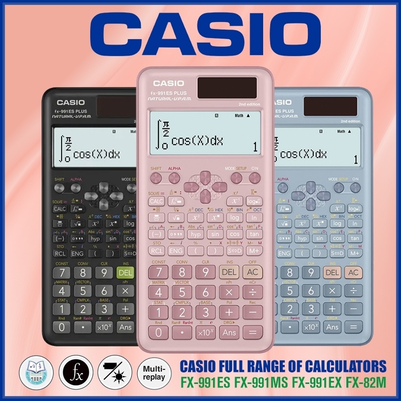 Casio FX-570EX / Casio FX-991EX / High School Calculator / Scientific ...