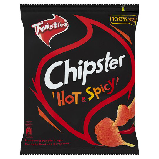 TWISTIES Chipster Original Flaming BBQ Hot And Spicy Sour Cream And