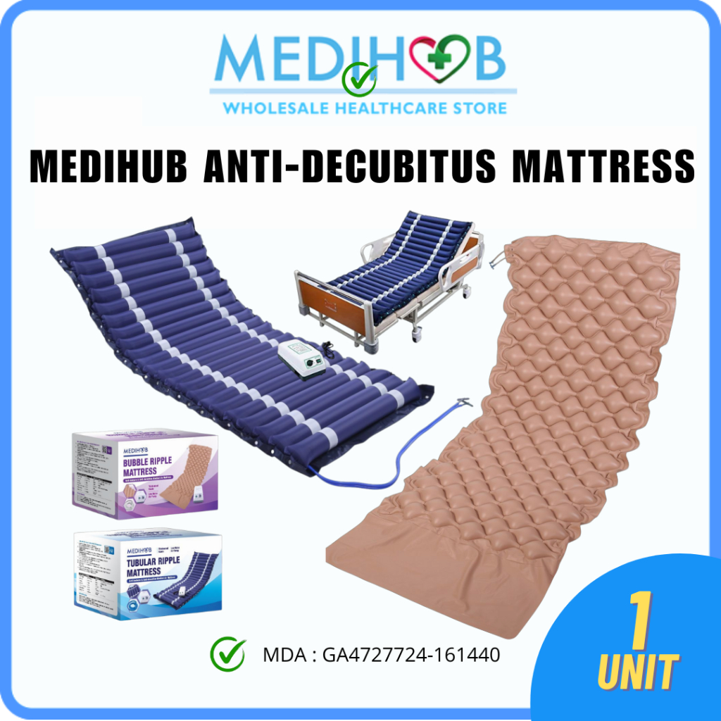 MEDIHUB Ripple Mattress (Tubular/Bubble) 1 unit (Anti Decubitus with ...